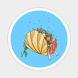 mermaid tacos Magnet